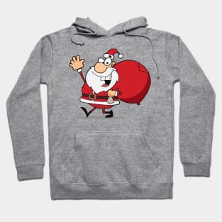 Santa Claus with Bag Hoodie